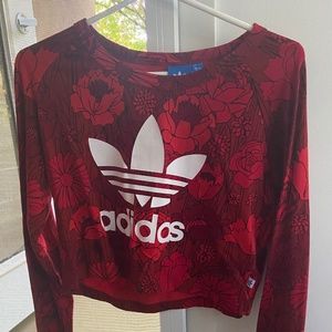 Adidas Long Sleeve Cropped Tee